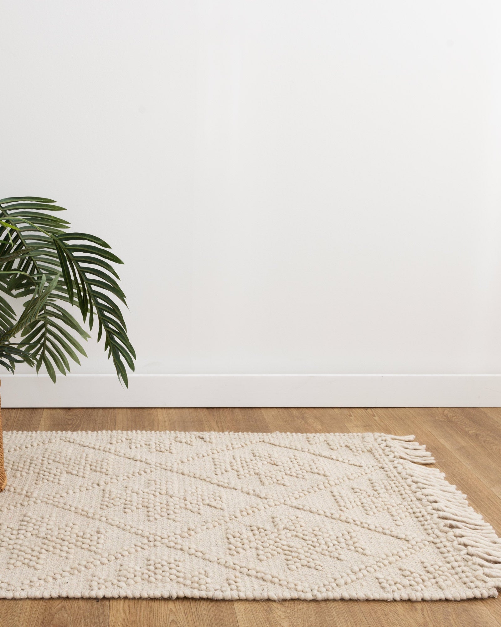 Diego Geometric Beige Wool Rug - DIEG04 - Beige area rug rug from Vogue Rugs Australia