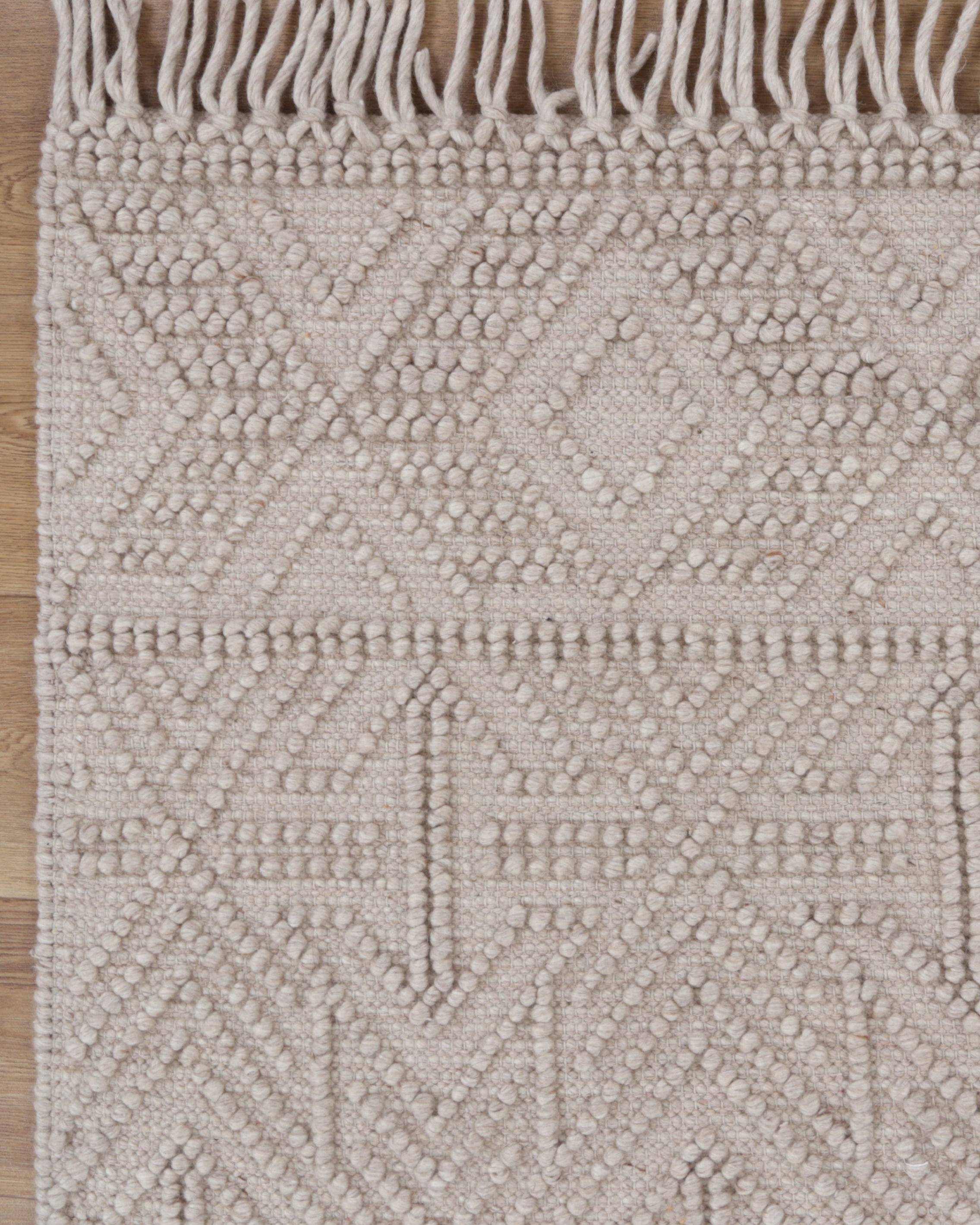 Diego Geometric Brown Wool Rug - DIEG04 - Brown area rug rug from Vogue Rugs Australia