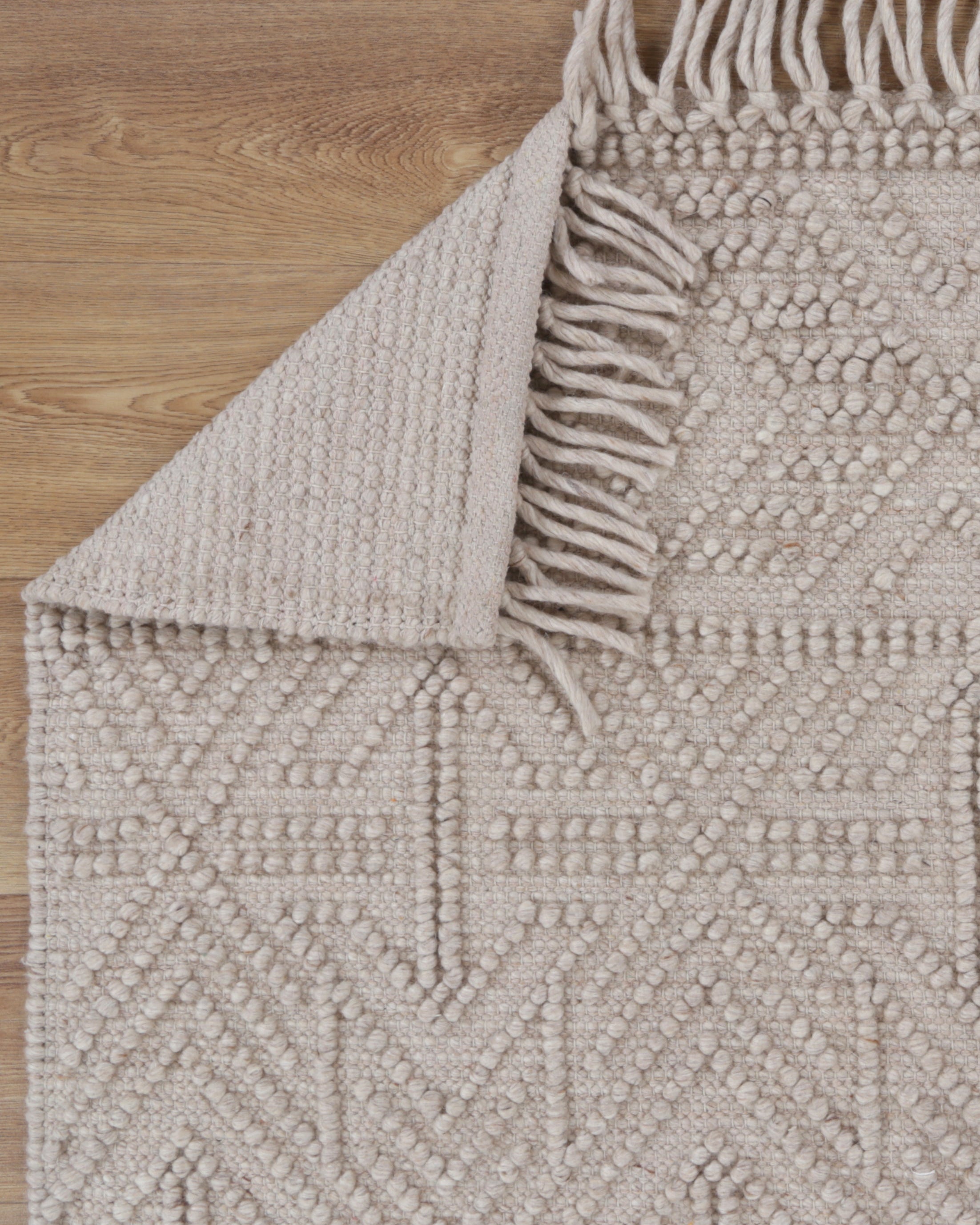 Diego Geometric Brown Wool Rug - DIEG04 - Brown area rug rug from Vogue Rugs Australia