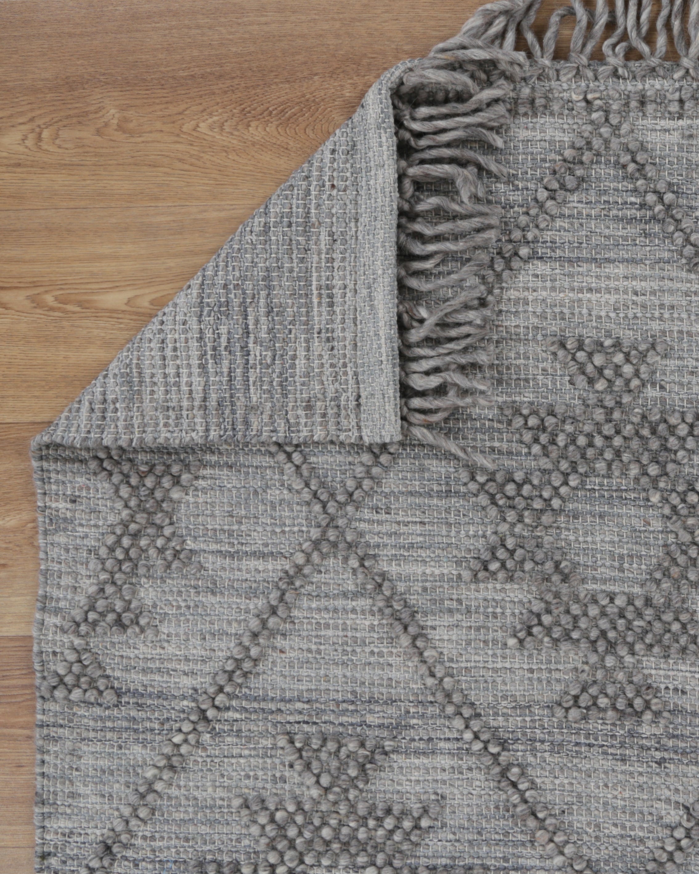 Diego Geometric Grey Multi Wool Rug - DIEG04 - Grey area rug rug from Vogue Rugs Australia