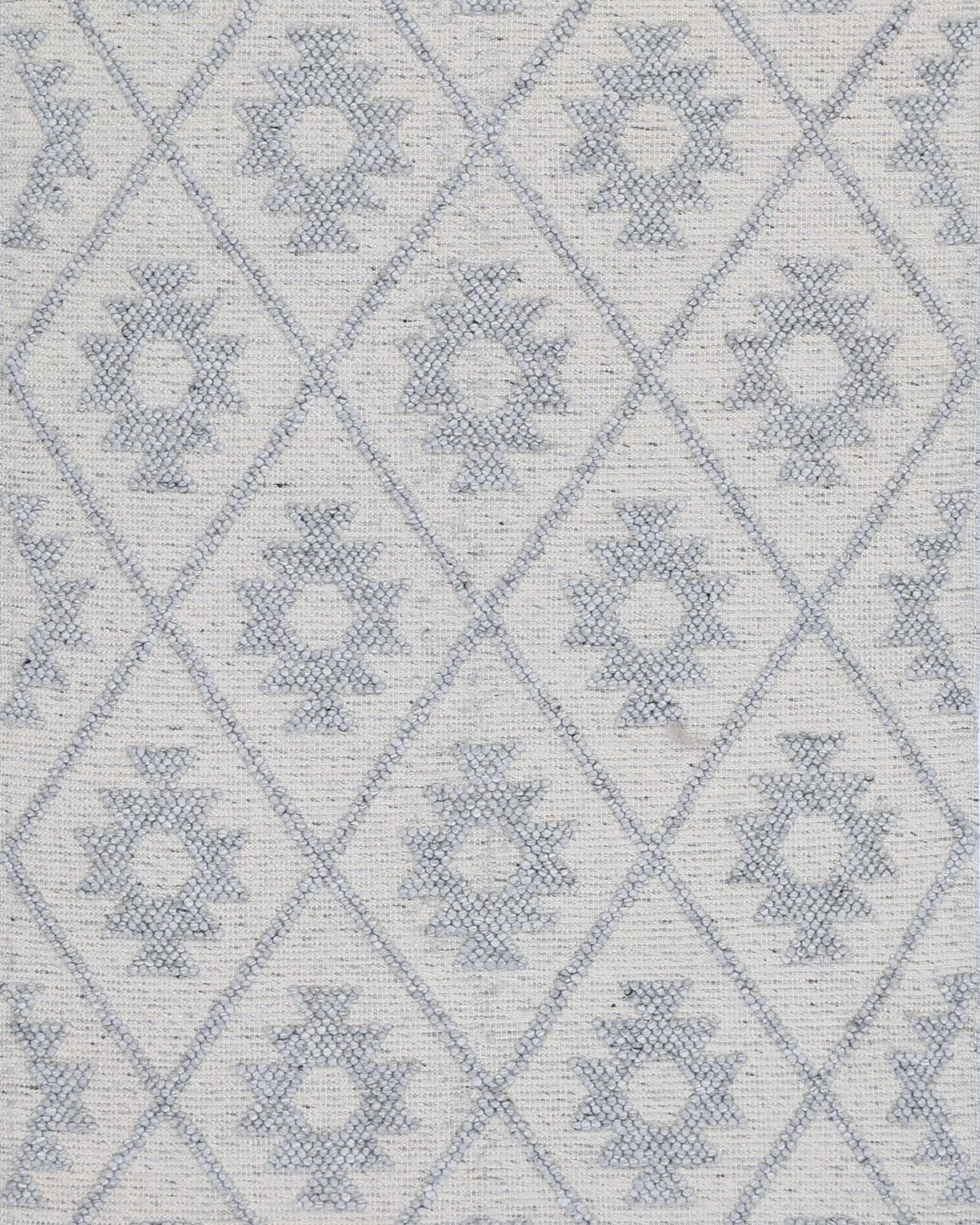 Diego Geometric Grey Wool Rug - DIEG04 - Grey area rug rug from Vogue Rugs Australia