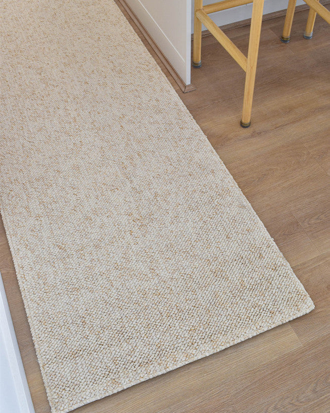 Drift Pebble Beige Runner - Beige modern rug from Vogue Rugs Australia