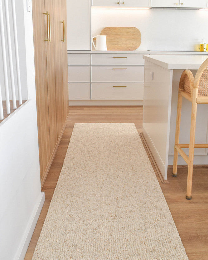 Drift Pebble Beige Runner - Beige modern rug from Vogue Rugs Australia