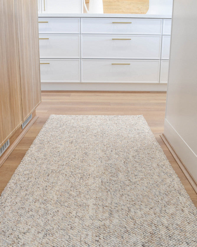 Drift Pebble Frost Runner - Grey modern rug from Vogue Rugs Australia