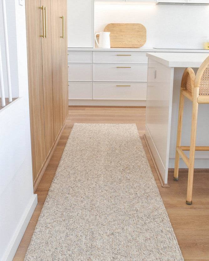 Drift Pebble Frost Runner - Grey modern rug from Vogue Rugs Australia