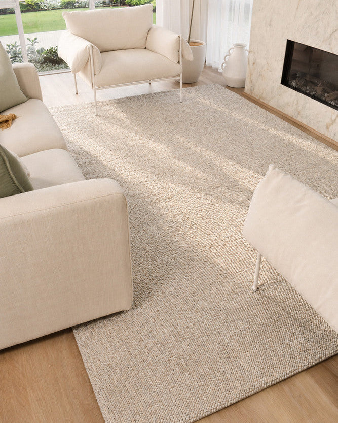 Drift Pebble Frost - Grey modern rug from Vogue Rugs Australia