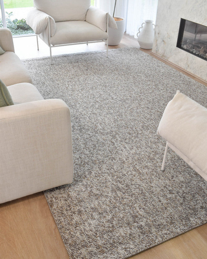 Drift Pebble Taupe - Beige modern rug from Vogue Rugs Australia