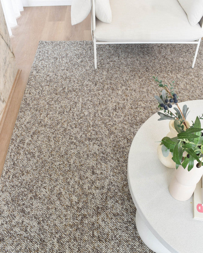 Drift Pebble Taupe - Beige modern rug from Vogue Rugs Australia
