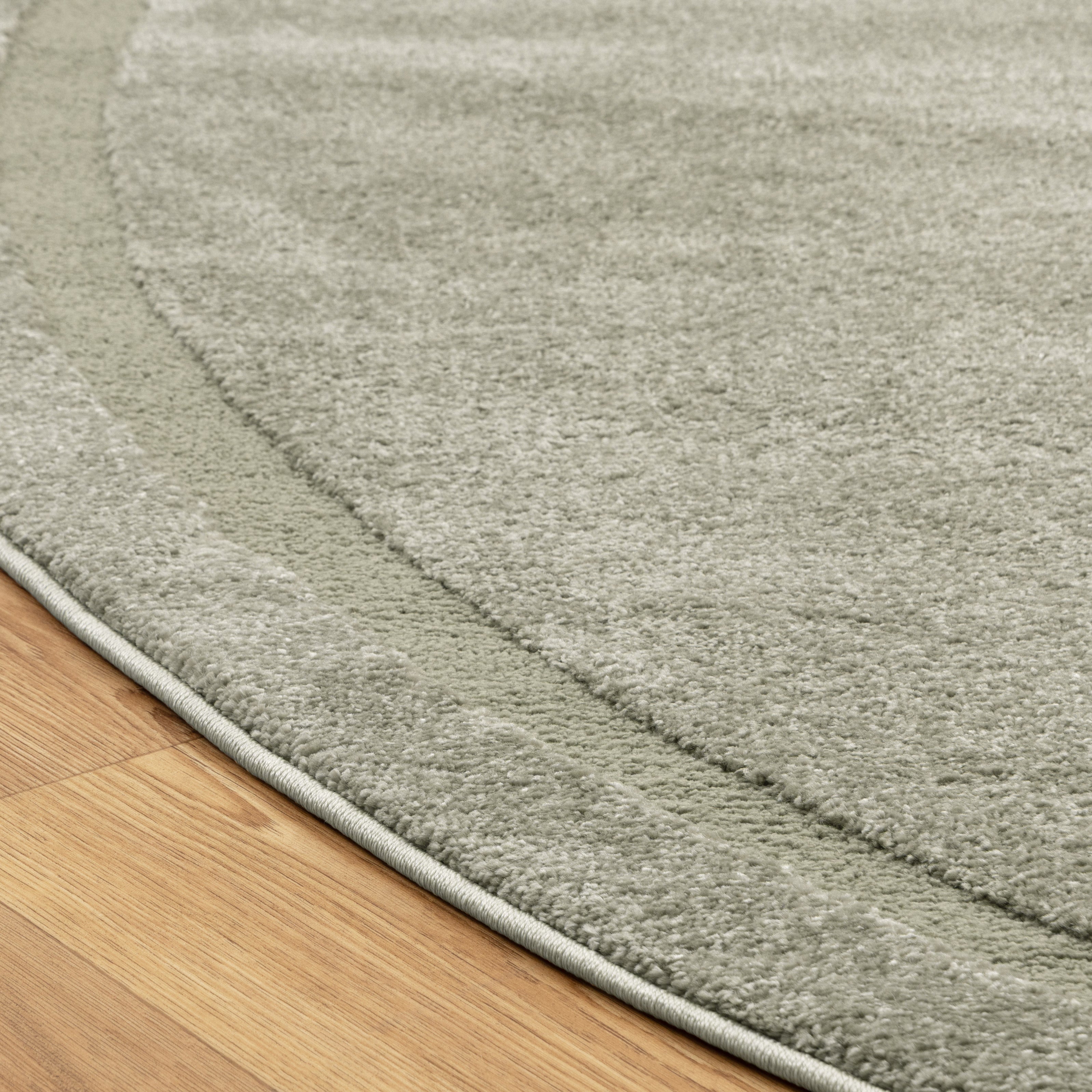 Nessa Green Jellybean Rug (N900) - Green area rug rug from Vogue Rugs Australia