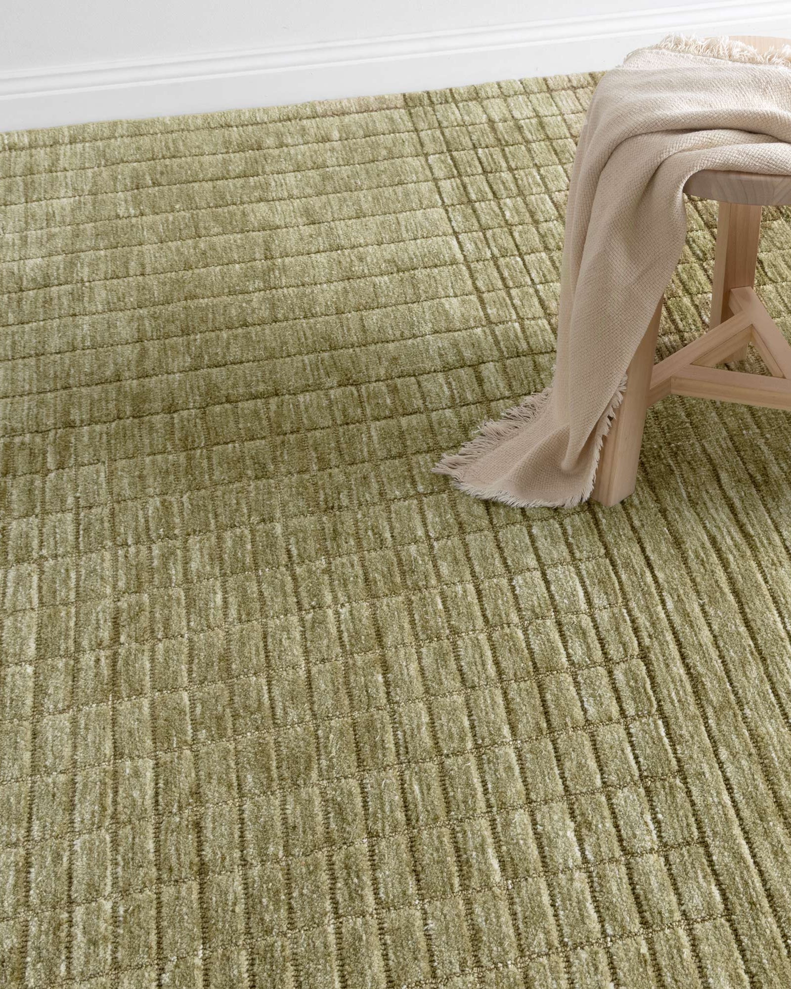 Canyon Green Carved Rug - CANYON02 - Green area rug rug from Vogue Rugs Australia