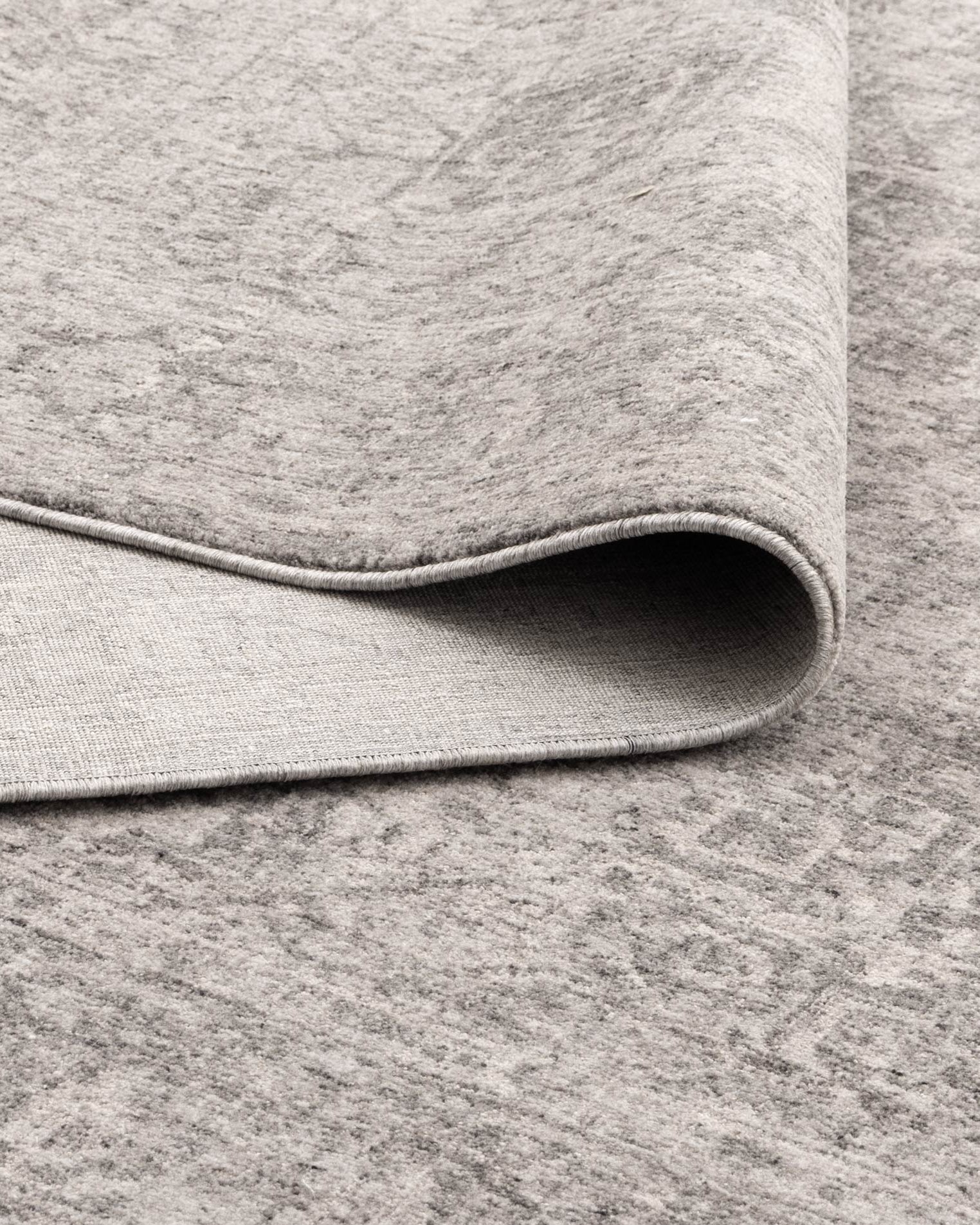 Heritage Distressed Medallion Grey Rug - H103: (Different Tassel) - Grey area rug rug from Vogue Rugs Australia