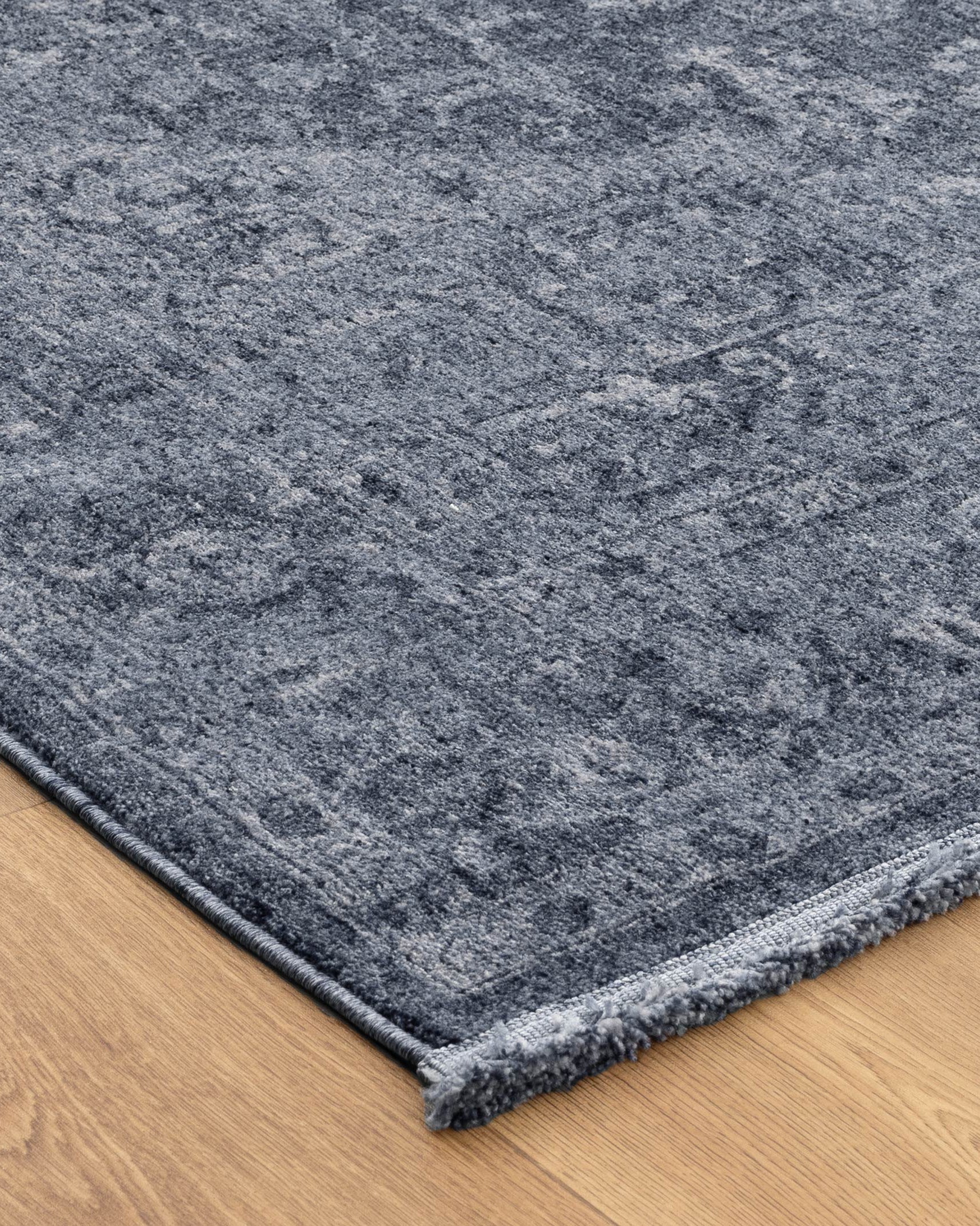 Heritage Distressed Medallion Blue Rug - H104: (Different Tassel) - Blue area rug rug from Vogue Rugs Australia