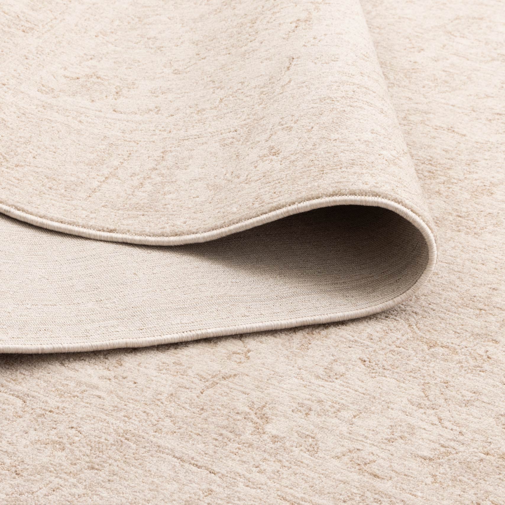 Heritage Distressed Border Beige Rug - H106: (Different Tassel).