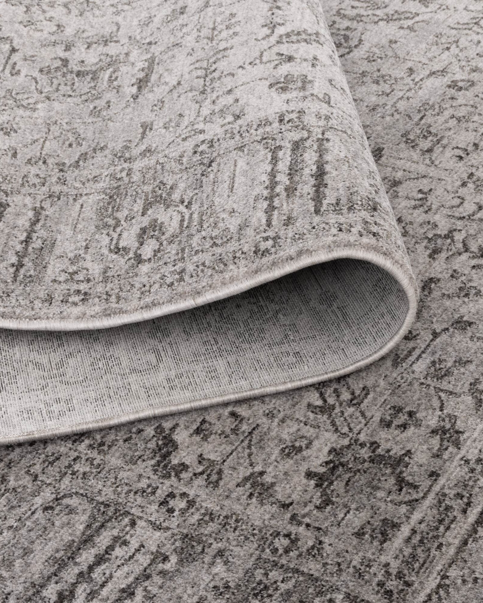 Heritage Distressed Border Grey Rug - H108 - Grey area rug rug from Vogue Rugs Australia