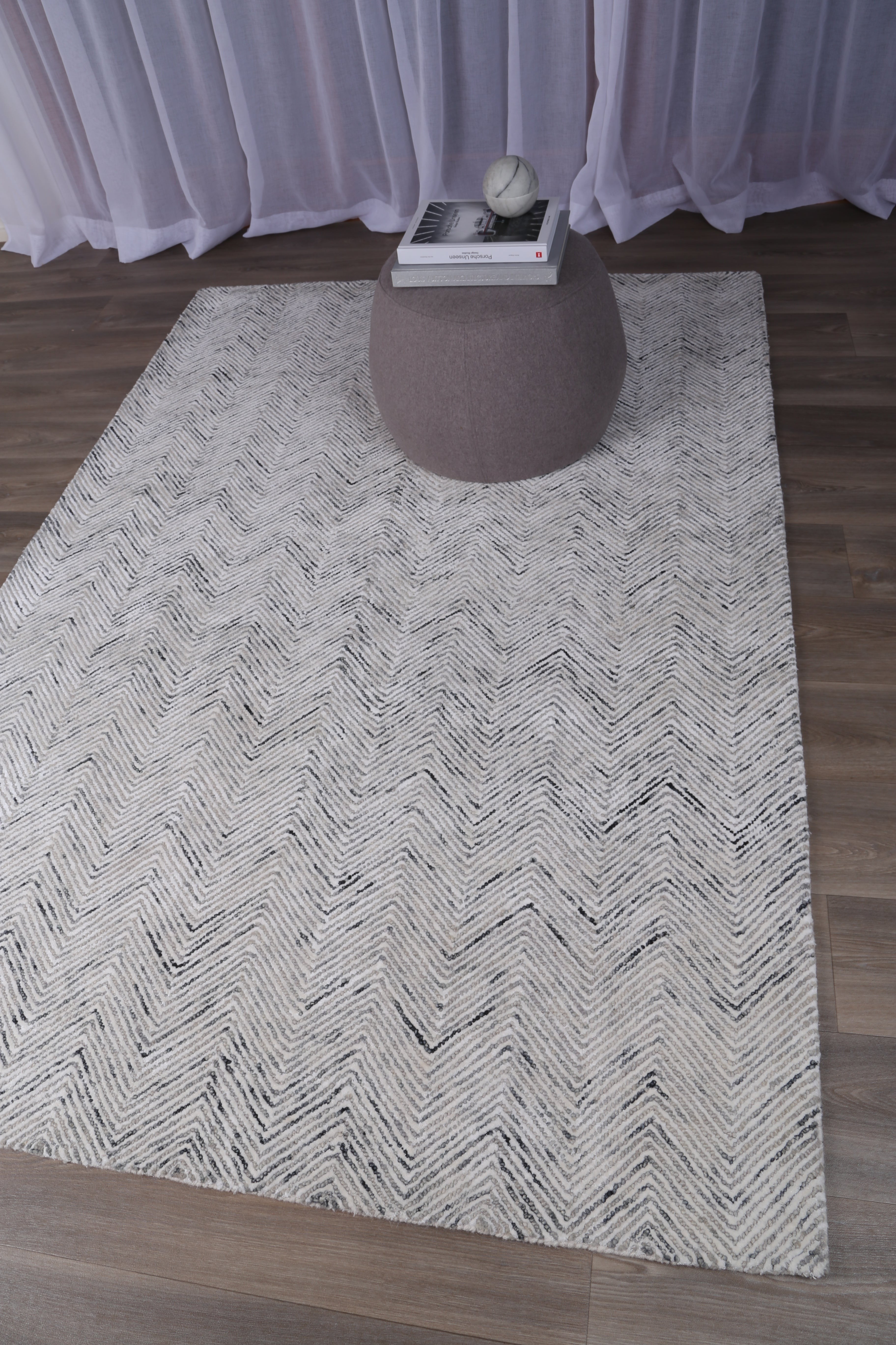 Astrid Herringbone Grey Rug ASTRID02 - Grey astrid rug from Vogue Rugs Australia