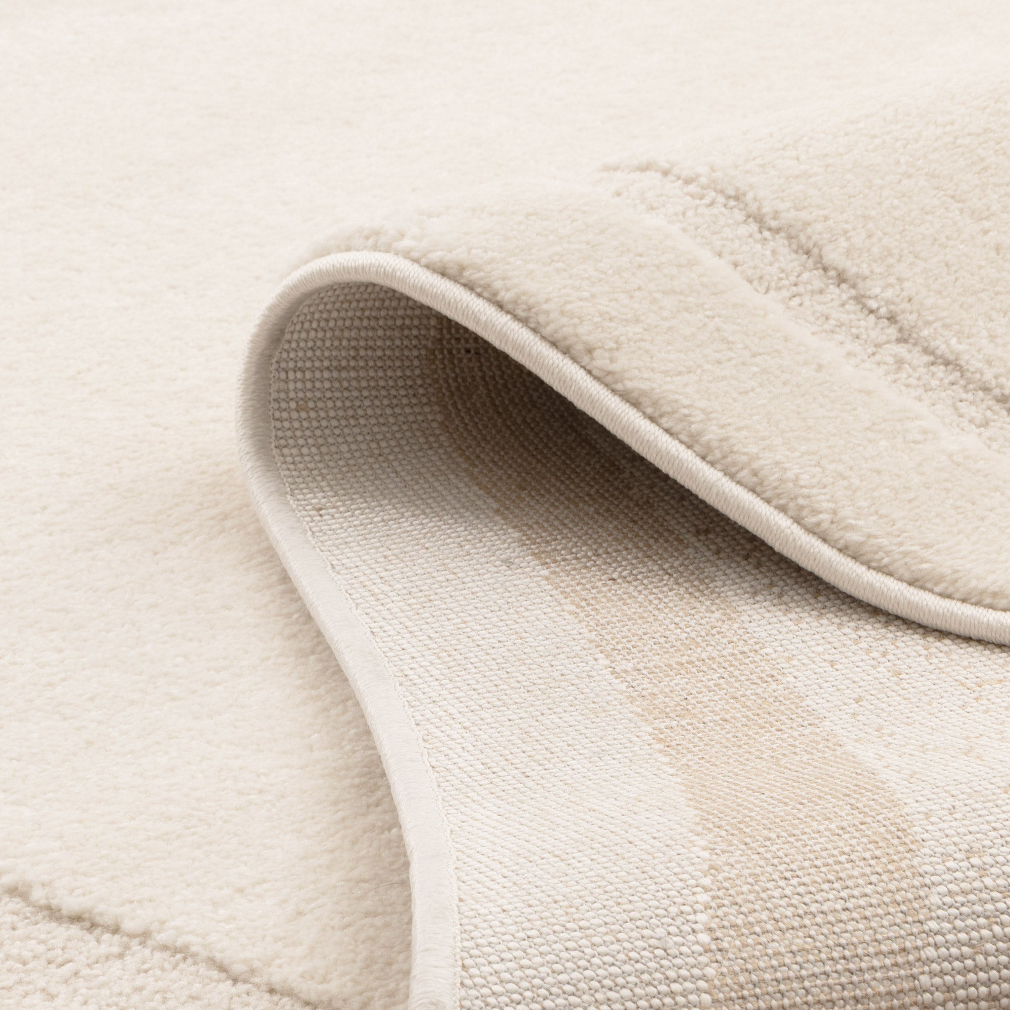 Nessa Ivory Jellybean Rug (N400) - Ivory area rug rug from Vogue Rugs Australia