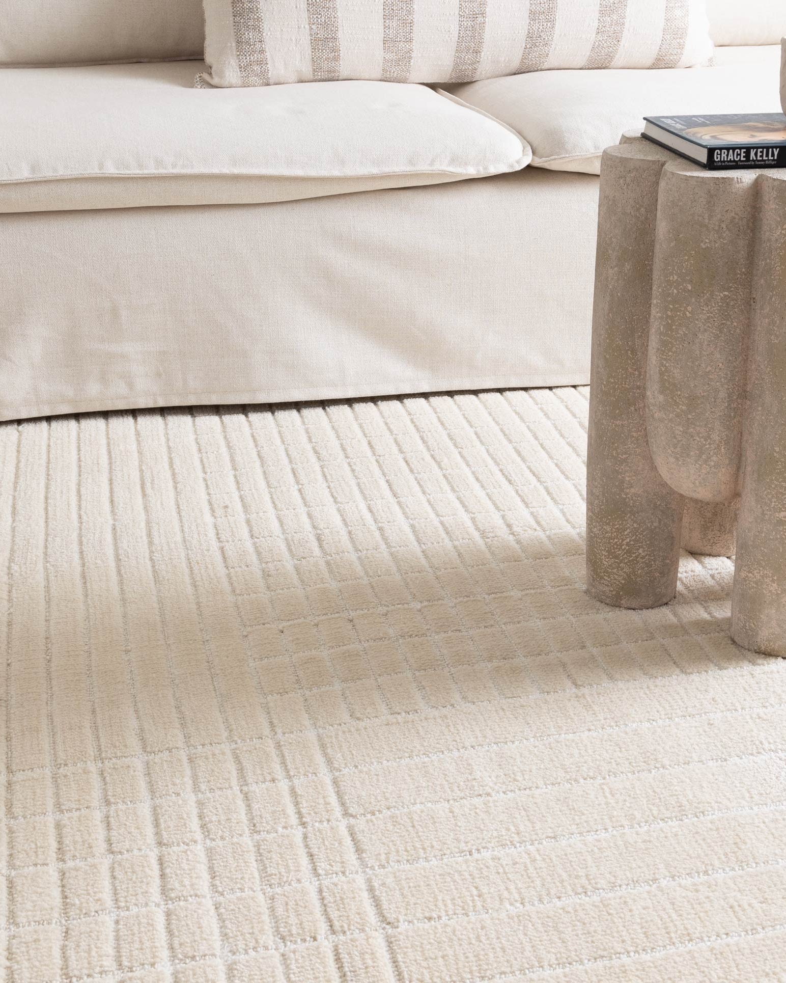 Canyon Ivory Carved Rug - CANYON05 - Ivory area rug rug from Vogue Rugs Australia