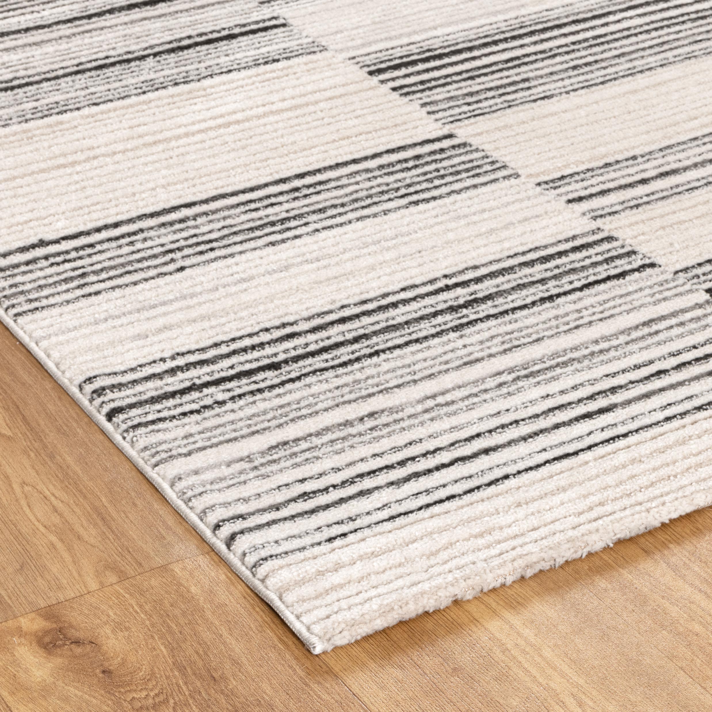 Sierra Lines Grey Rug.