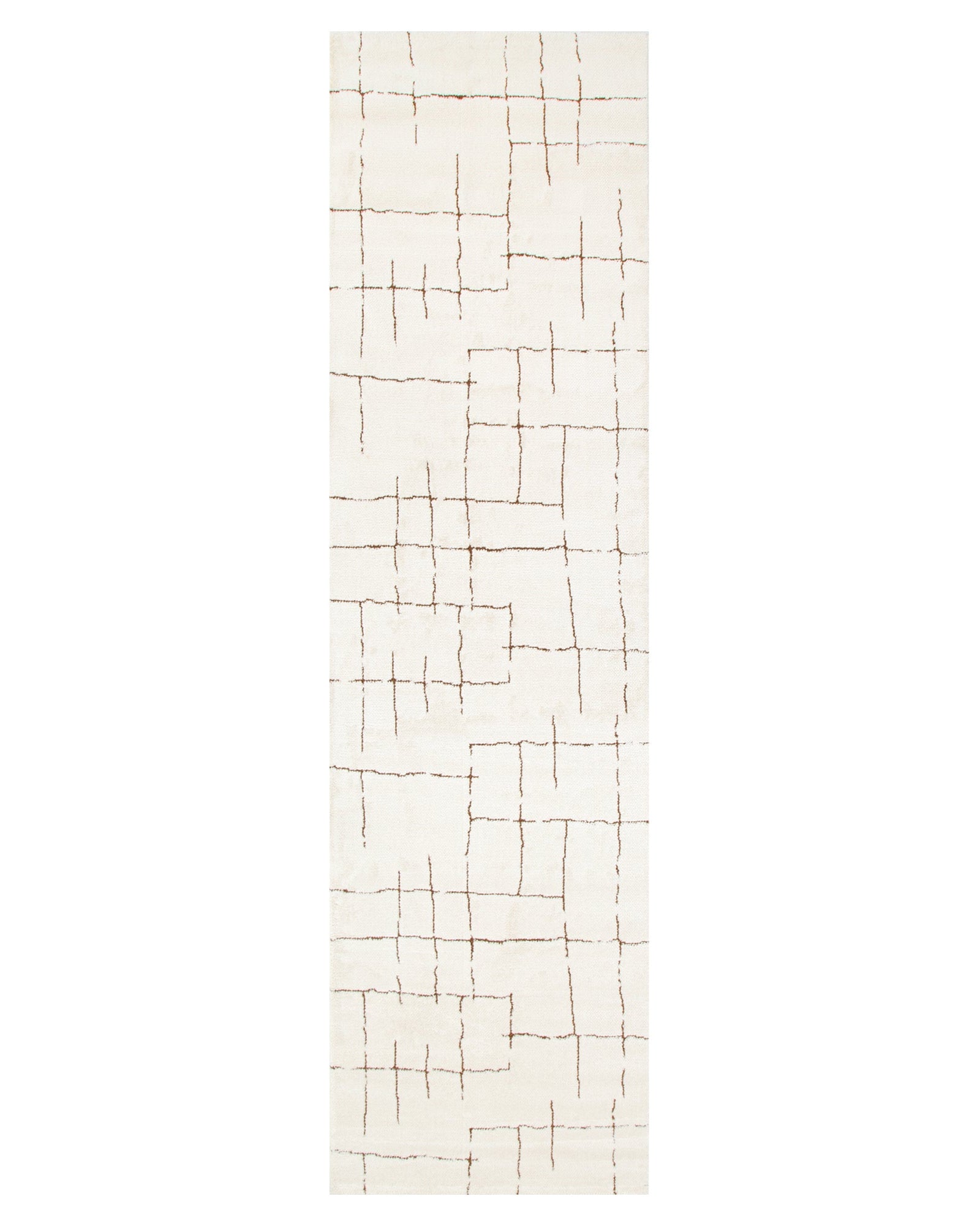 Mila Abstract Lines Brown Cream Rug - MIL10: New Arrival - Brown modern abstract rug from Vogue Rugs Australia