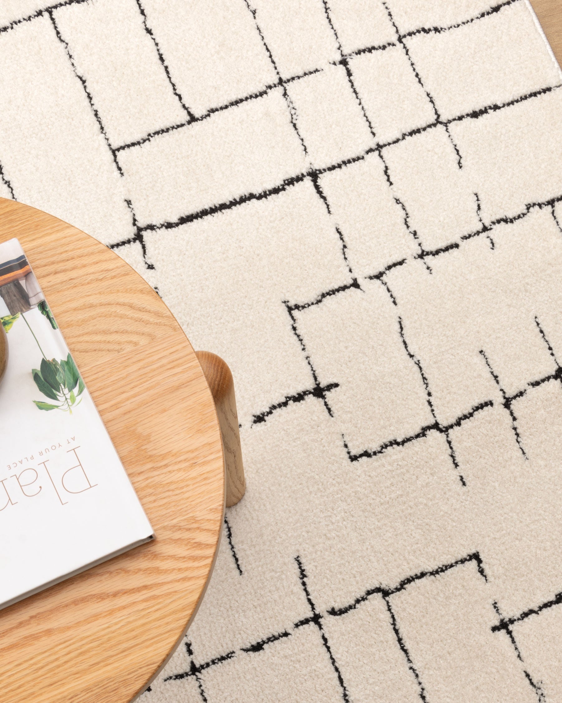 Mila Abstract Lines Black Cream Rug - MIL9: New Arrival - Black modern abstract rug from Vogue Rugs Australia
