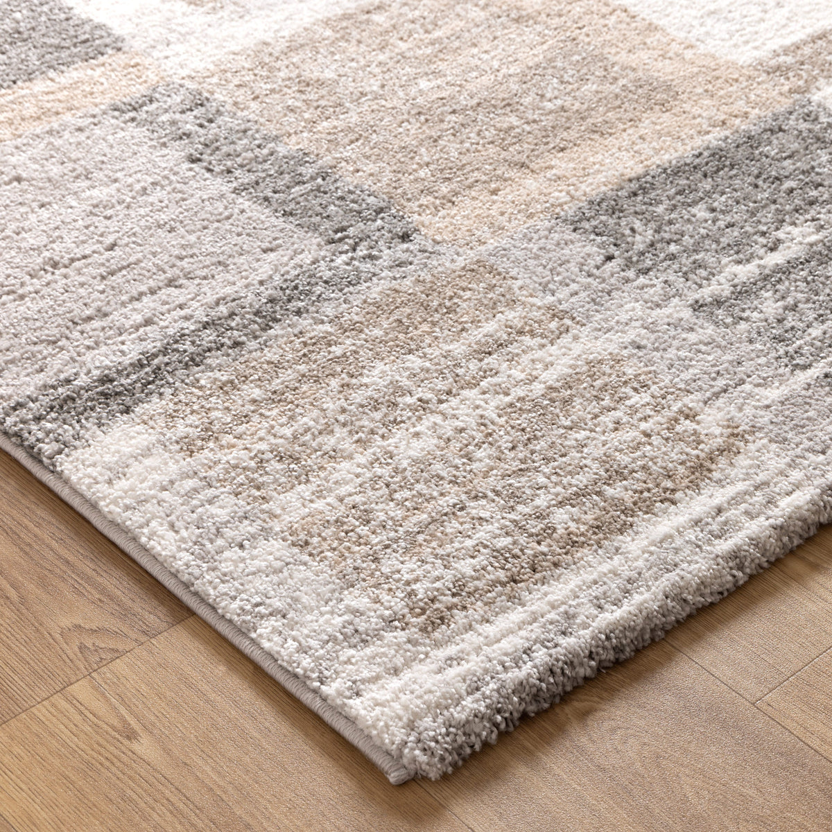 Nola Squares Neutral Rug - N001 - area rug rug from Vogue Rugs Australia
