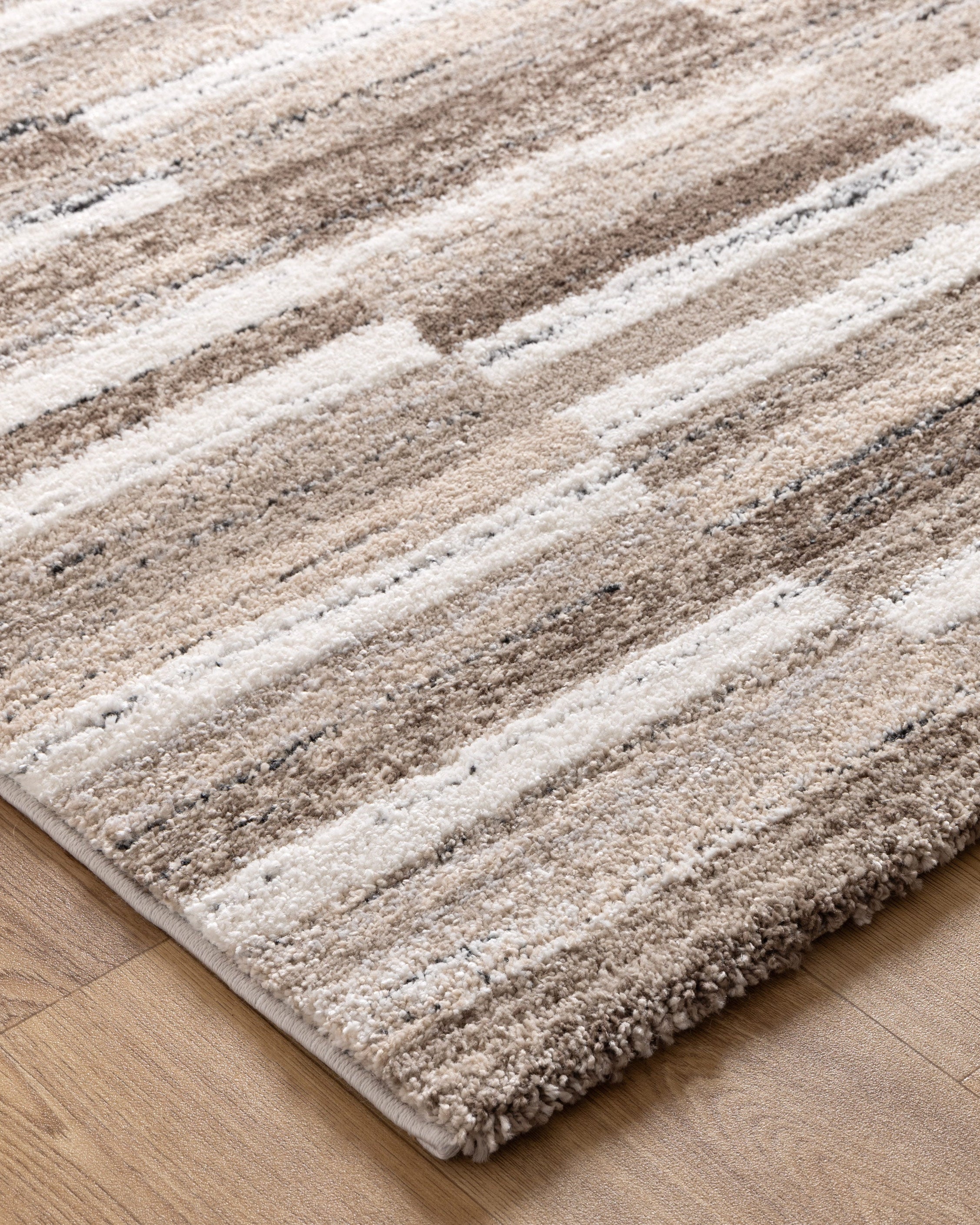 Nola Shapes Beige Brown Rug - N002 - Beige area rug rug from Vogue Rugs Australia