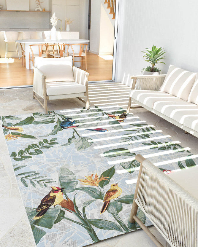 Paradise Birds - Multi Colour indoor/outdoor rug from Vogue Rugs Australia