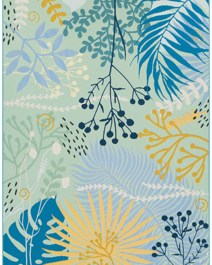 Paradise Deep Blue - Blue indoor/outdoor rug from Vogue Rugs Australia