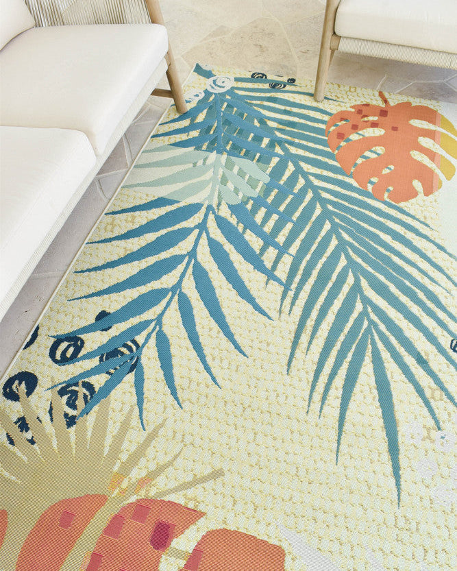 Paradise Sunset - Multi Colour indoor/outdoor rug from Vogue Rugs Australia