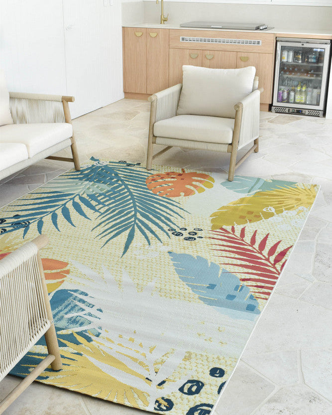 Paradise Sunset - Multi Colour indoor/outdoor rug from Vogue Rugs Australia