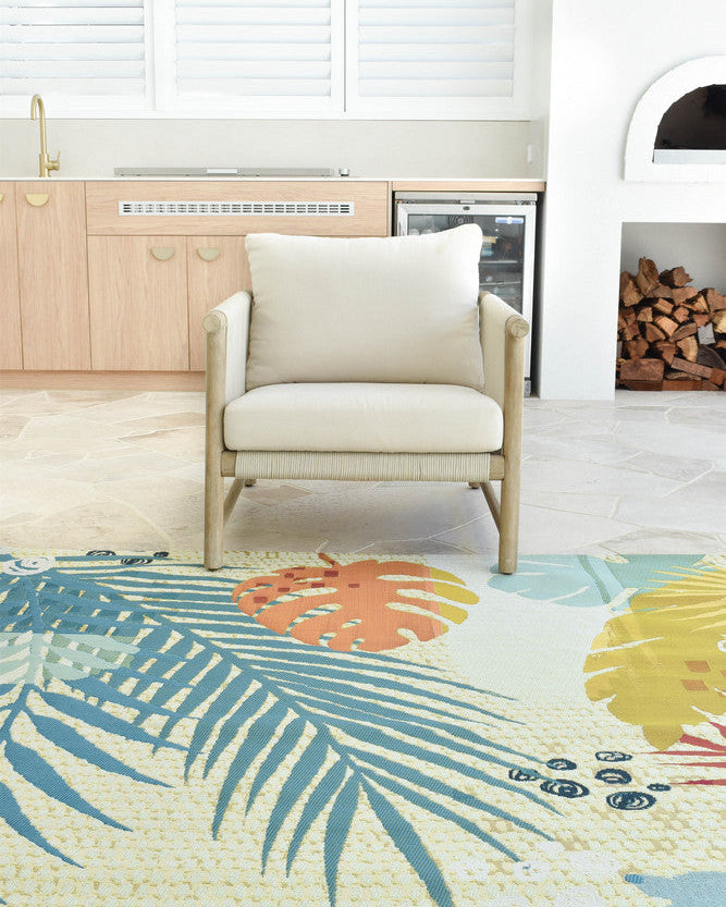 Paradise Sunset - Multi Colour indoor/outdoor rug from Vogue Rugs Australia