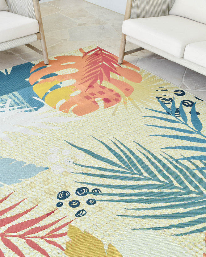 Paradise Sunset - Multi Colour indoor/outdoor rug from Vogue Rugs Australia