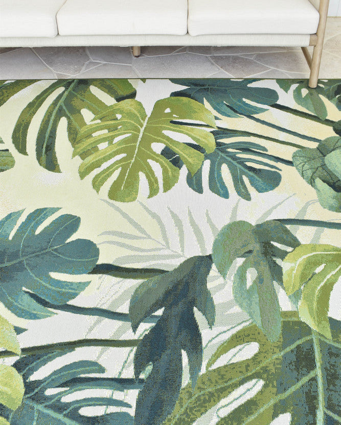 Paradise Tropics - Cream indoor/outdoor rug from Vogue Rugs Australia