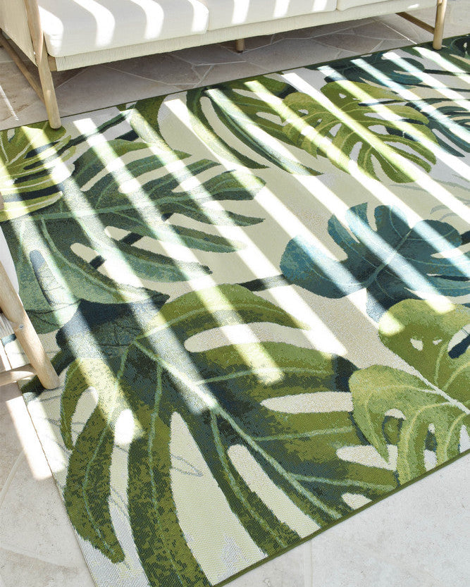 Paradise Tropics - Cream indoor/outdoor rug from Vogue Rugs Australia