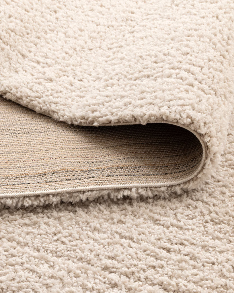 Lune Shaggy Beige Rug.