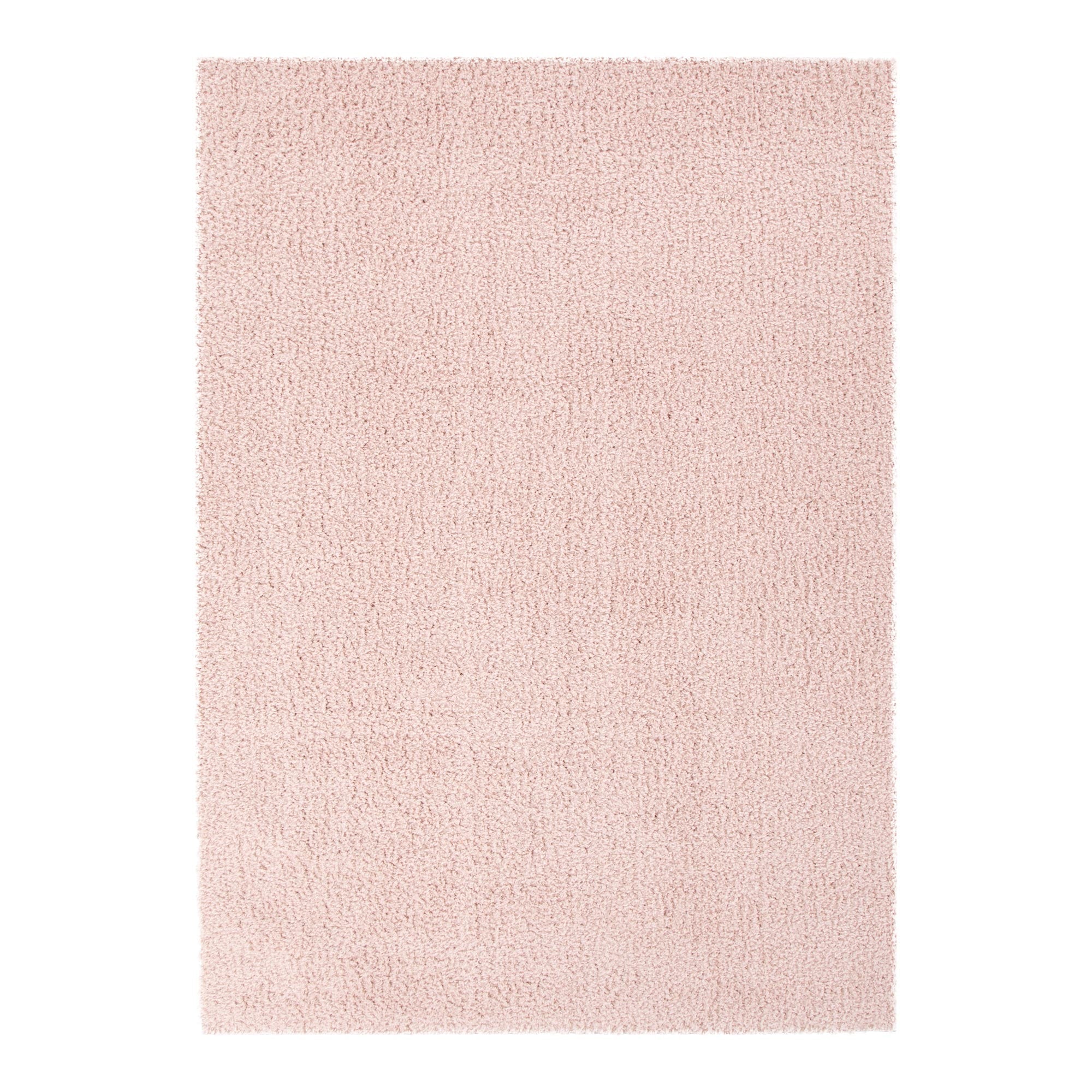 Lune Shaggy Blush Pink Rug.