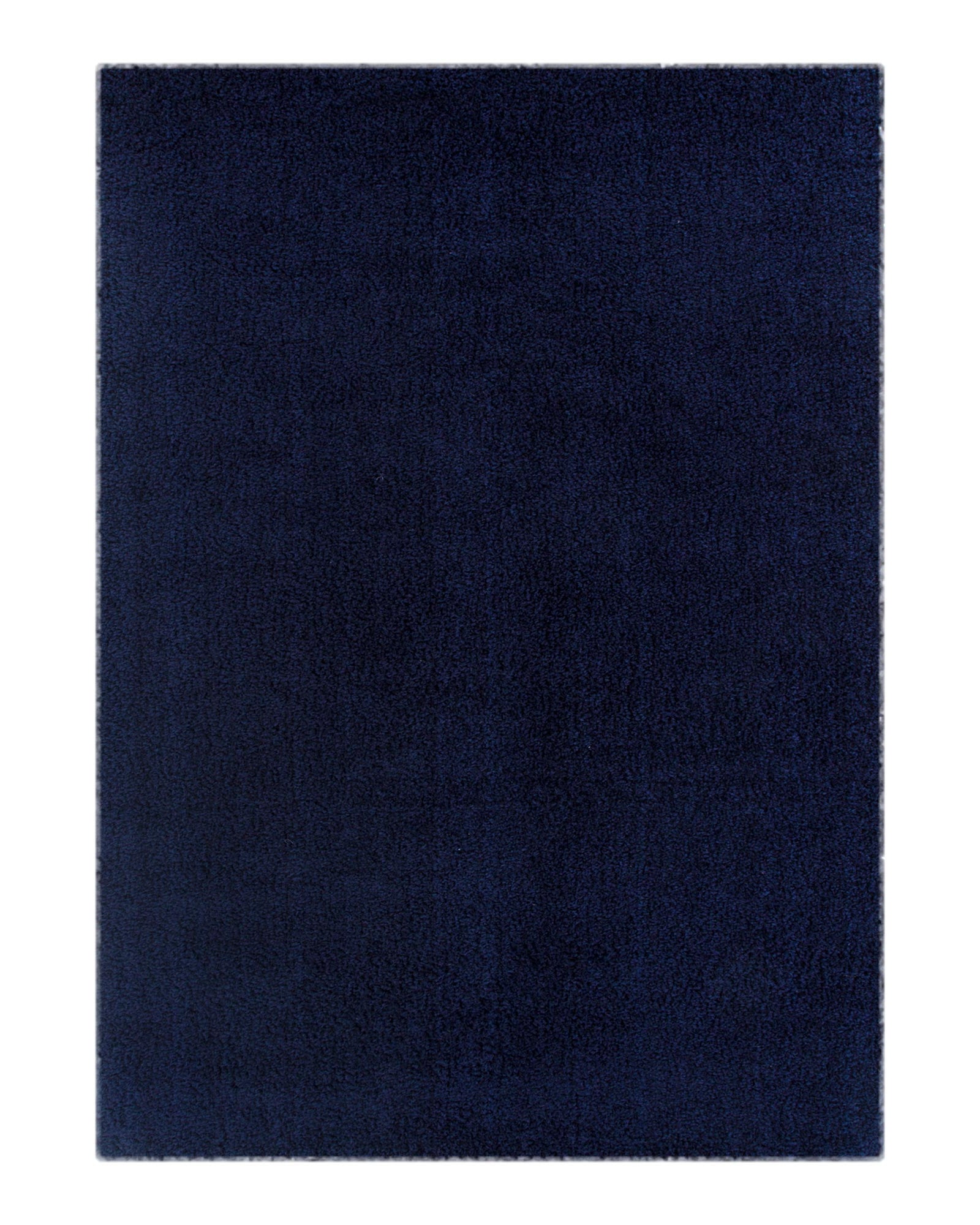Lune Shaggy Navy Rug.