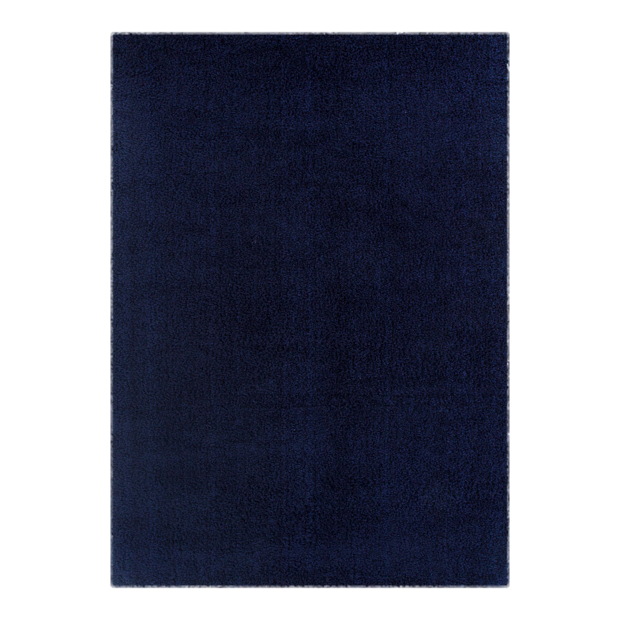 Lune Shaggy Navy Rug.