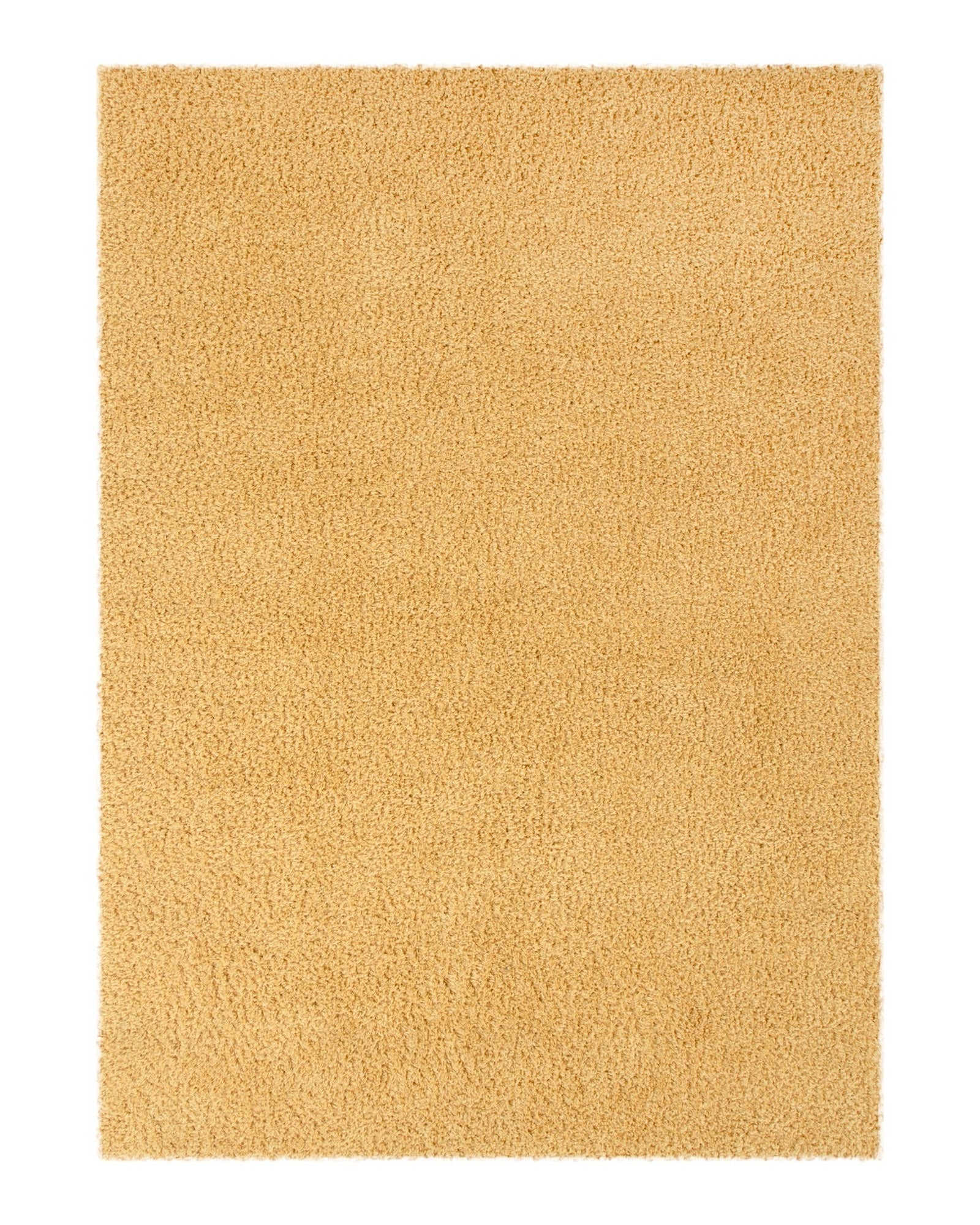 Lune Shaggy Ochre Rug.