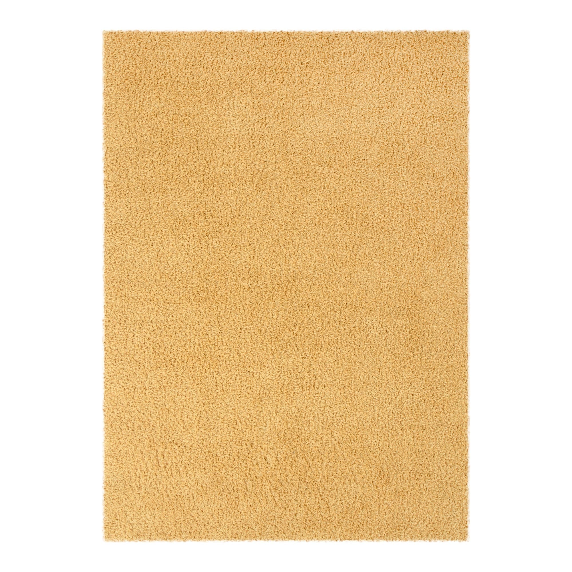 Lune Shaggy Ochre Rug.