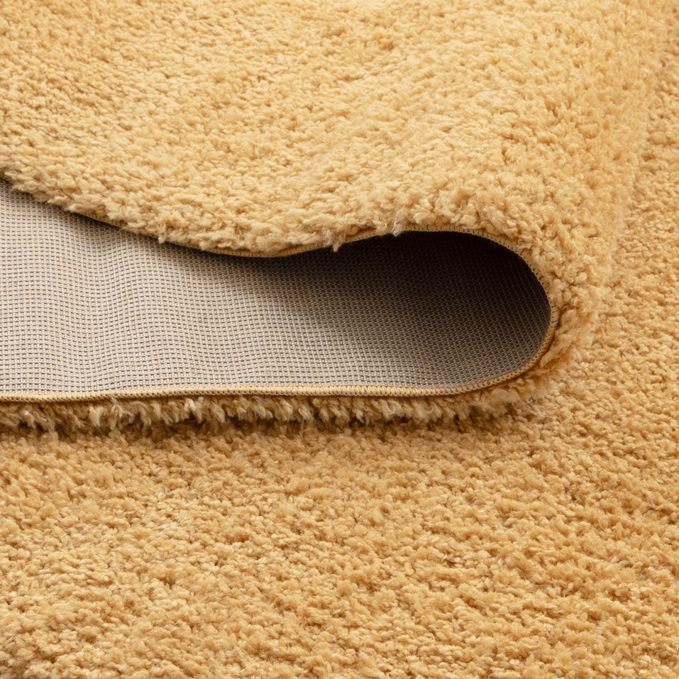 Lune Shaggy Ochre Rug.