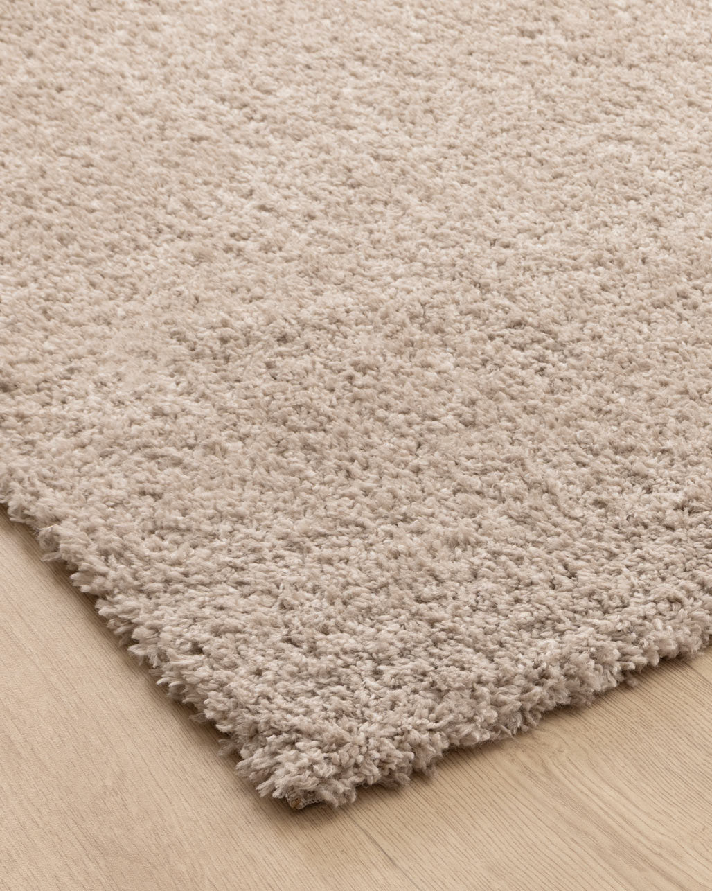 Lune Shaggy Taupe Rug.