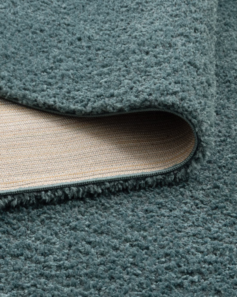 Lune Shaggy Teal Rug.