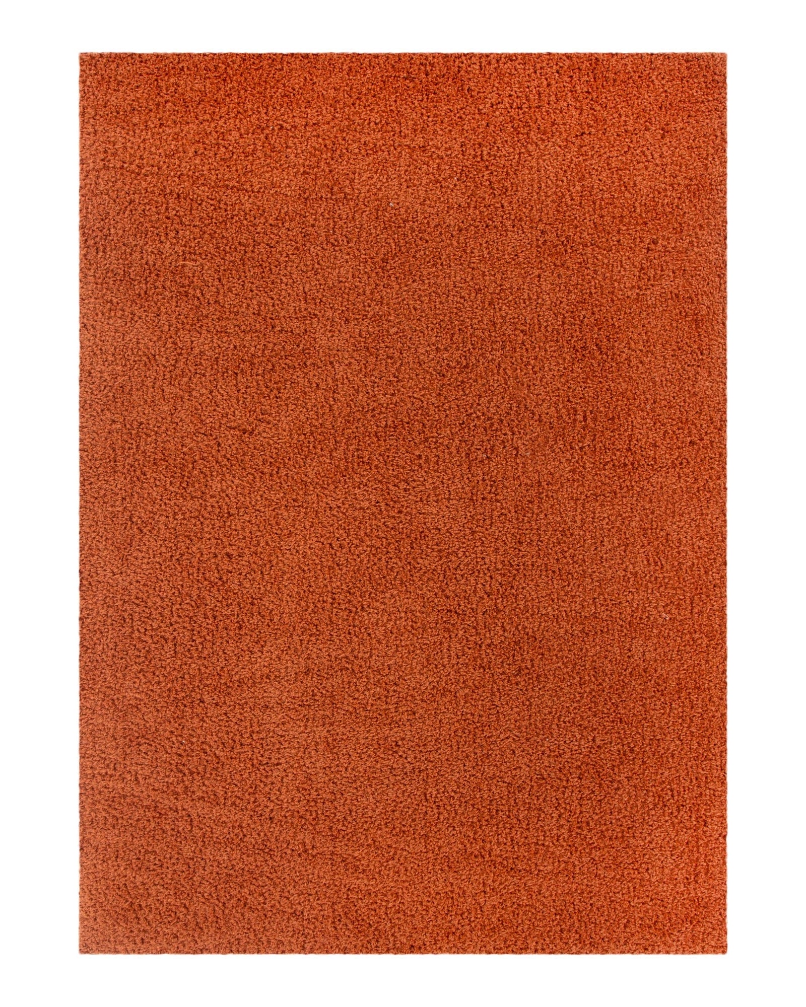Lune Shaggy Terracotta Rug.