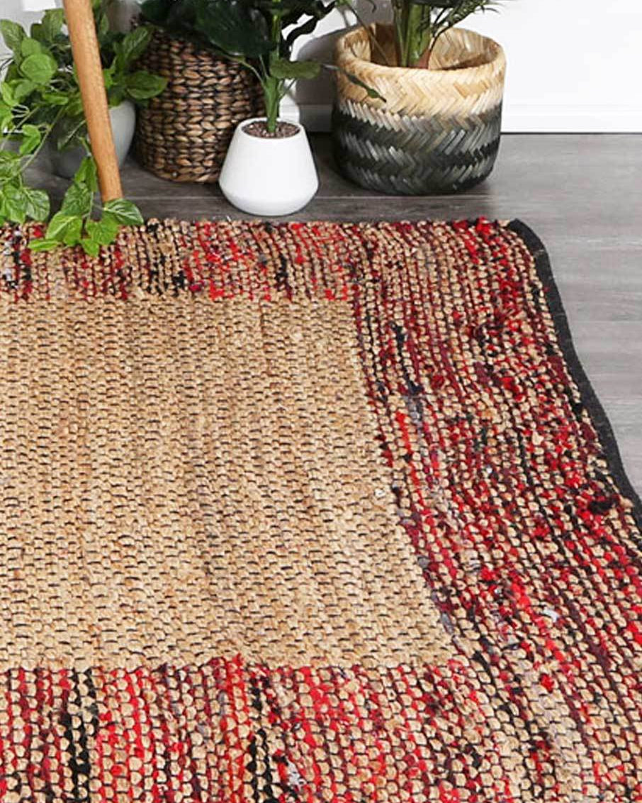 Mahal Multi Boarder Jute Rug