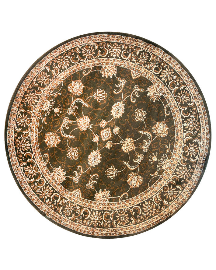 Riviera 84 Green - Cream traditional rug from Vogue Rugs Australia
