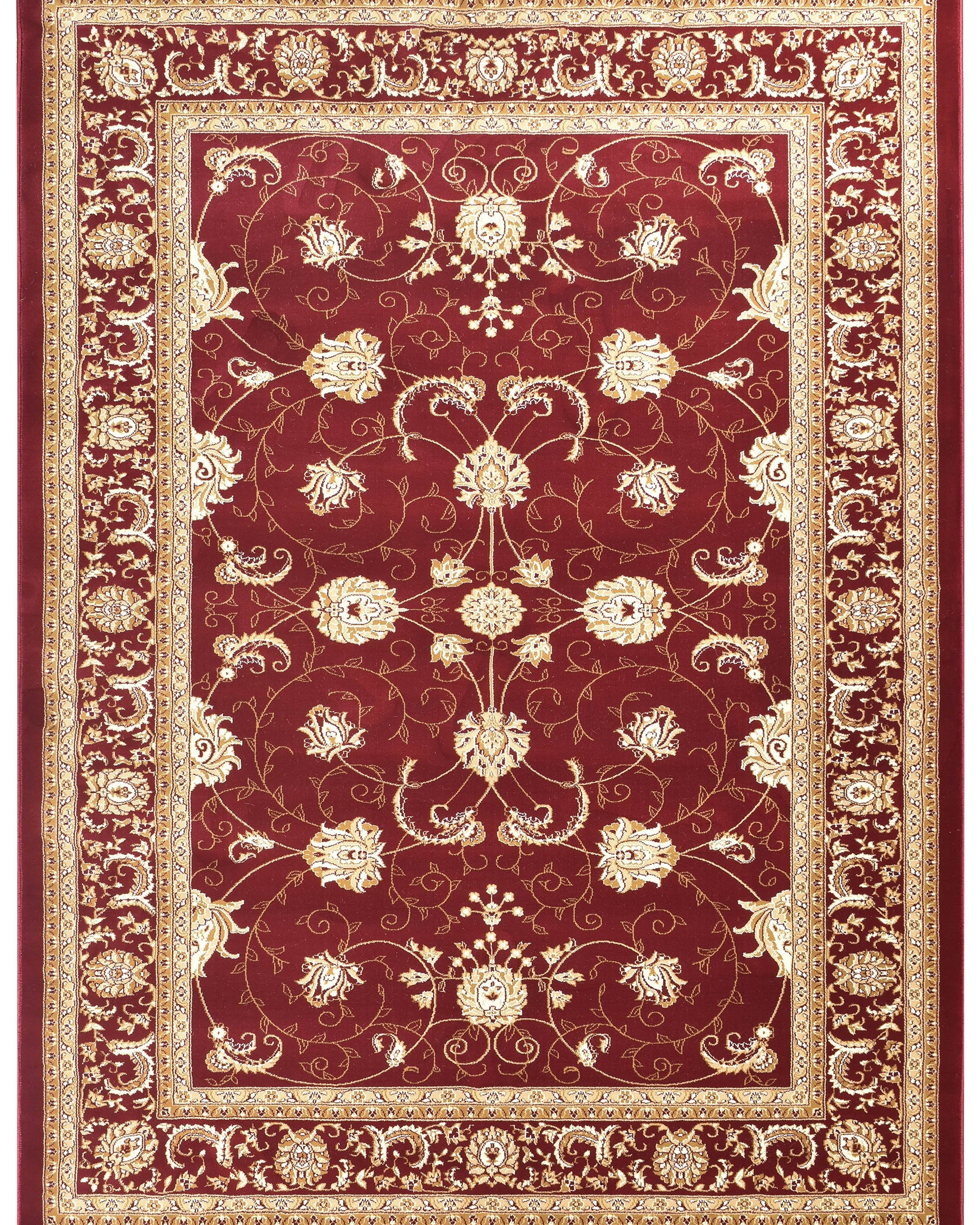 Riviera 84 Red - Red traditional rug from Vogue Rugs Australia