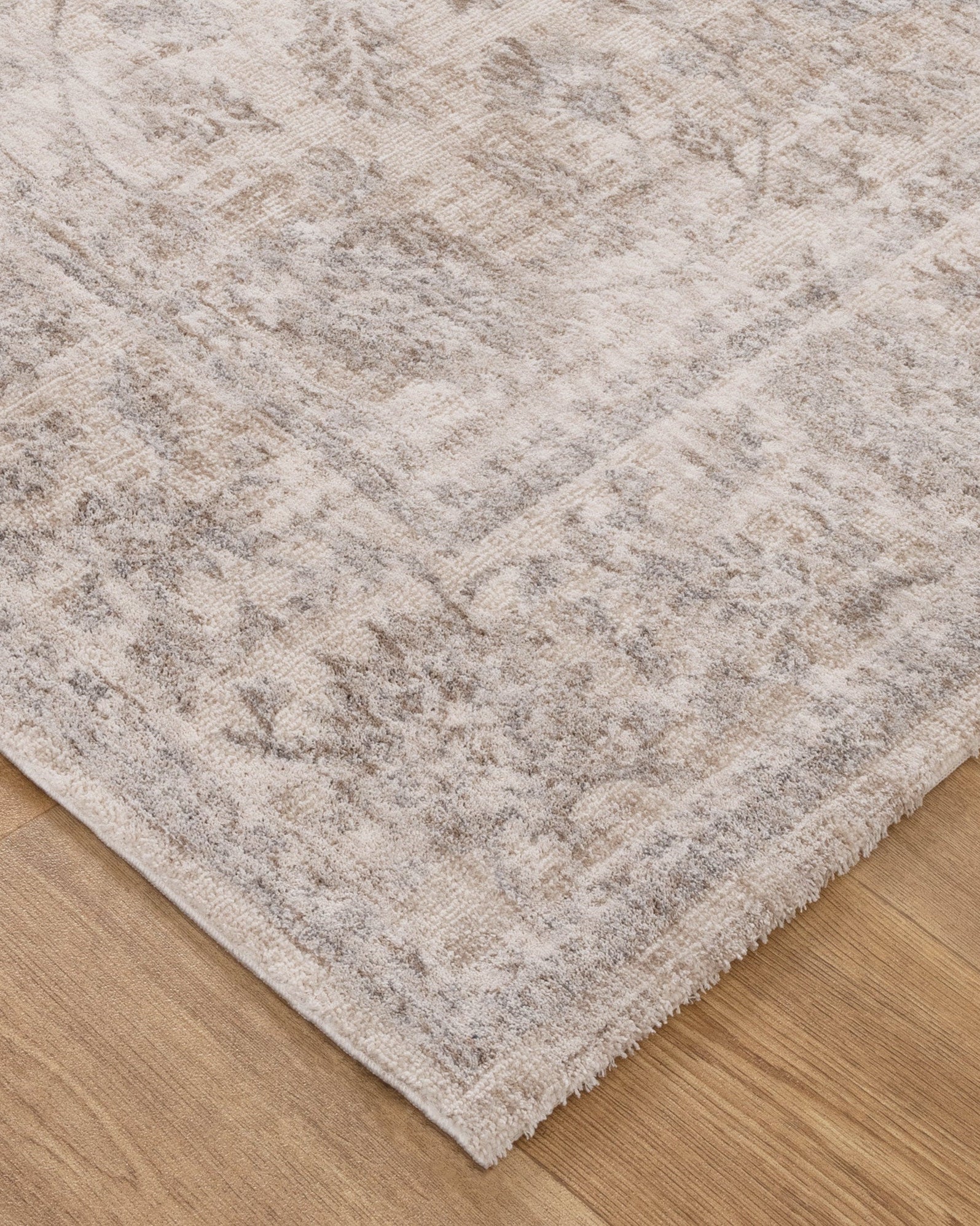 Solenne Beige & Blue Transitional Rug - S300 - Beige transitional rug from Vogue Rugs Australia