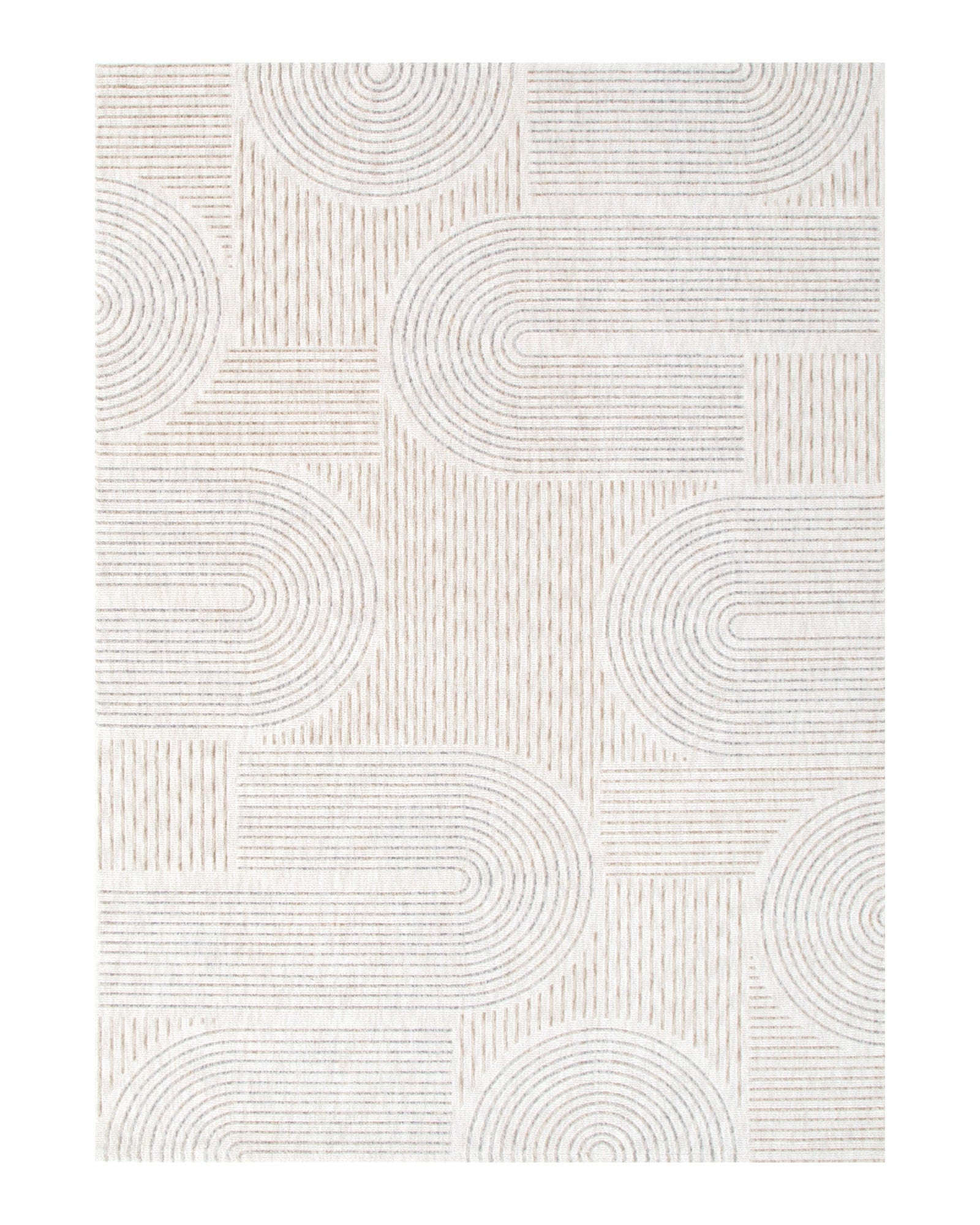 Solenne Neutral Arches Rug - S902 - area rug rug from Vogue Rugs Australia