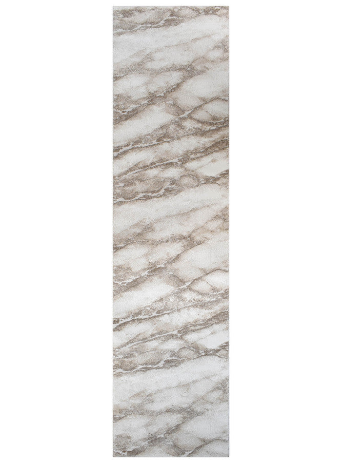 Sofia Emberwood Runner - Beige modern rug from Vogue Rugs Australia